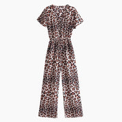 Boho jumpsuit leopard