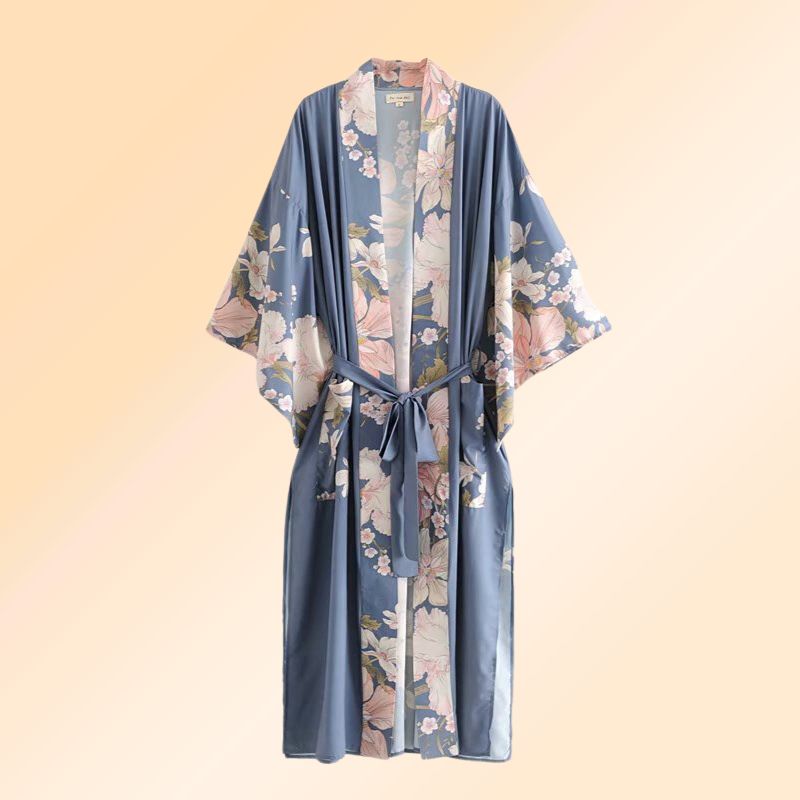 Boho kimono damen lang