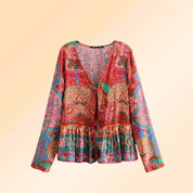 Boho vintage bluse