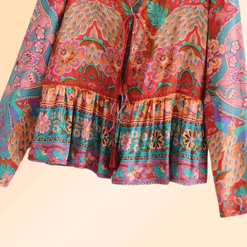 Boho vintage bluse