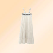 BOHO VINTAGE KLEID WEIß