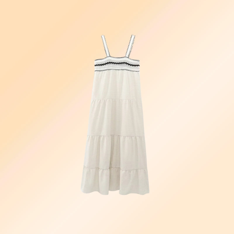kleid weiss lang fledermausärmel boho vintage