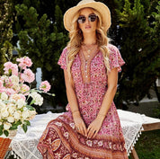 Kleid im boho stil