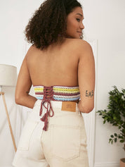 Boho crop top häkeln