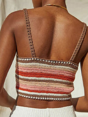 Boho crop top häkeln