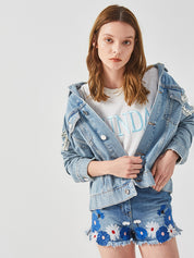 Boho Jeansjacke
