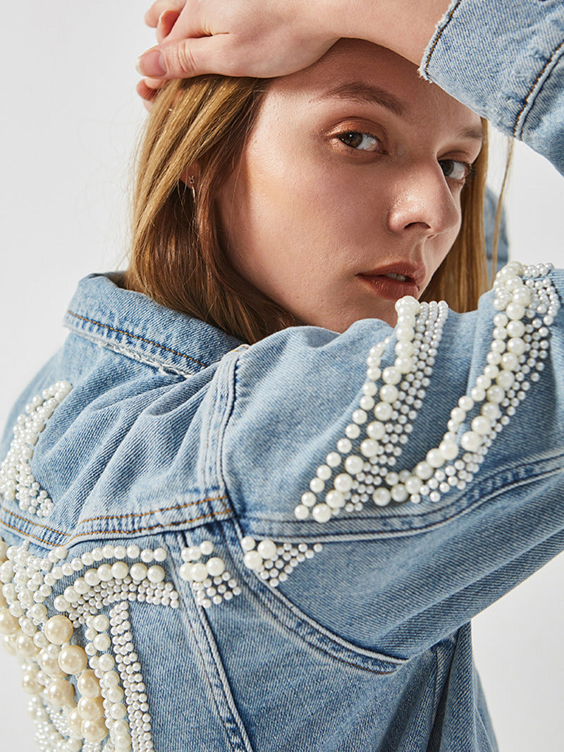 Boho Jeansjacke