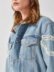 Boho Jeansjacke