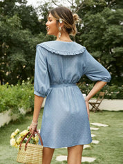 Boho kleid blau