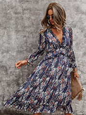 Boho kleid chiffon
