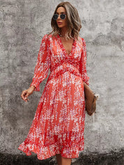 Boho kleid chiffon