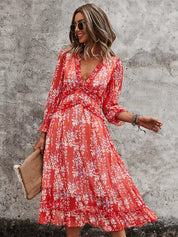 boho chiffon kleider