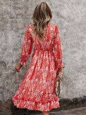 Boho kleid chiffon