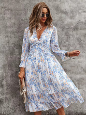 chiffon kleid boho