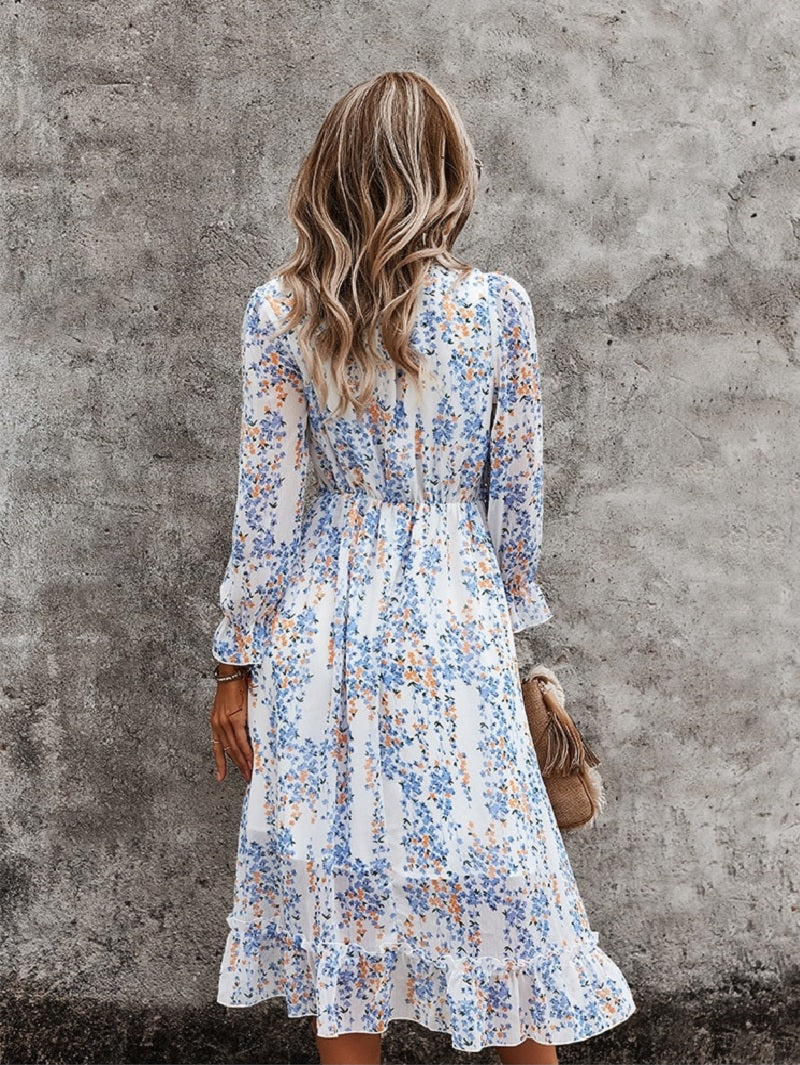 Boho kleid chiffon