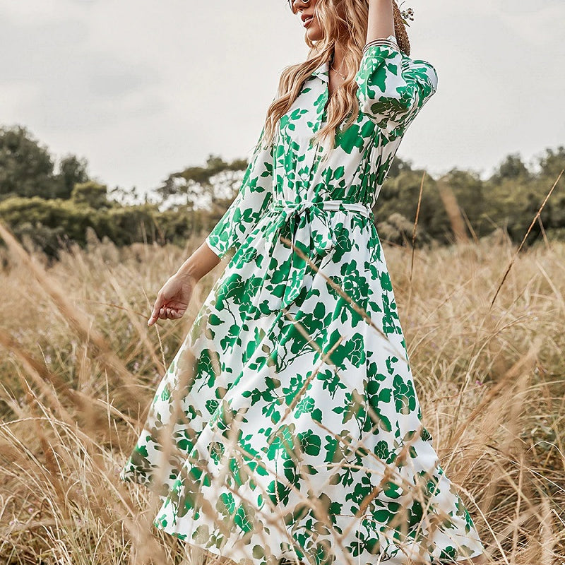 Kleid langarm boho