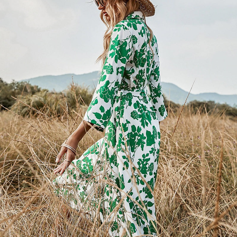 Boho kleid langarm