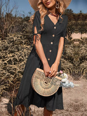 Boho kleid leinen