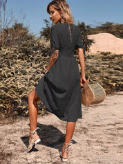 Boho kleid leinen