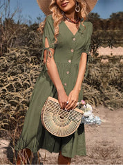 Boho kleid leinen