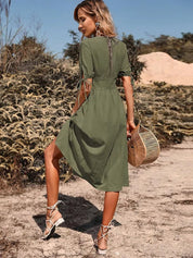 Boho kleid leinen