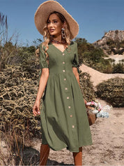 Boho kleid leinen