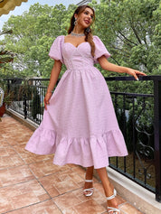 kleid boho midi