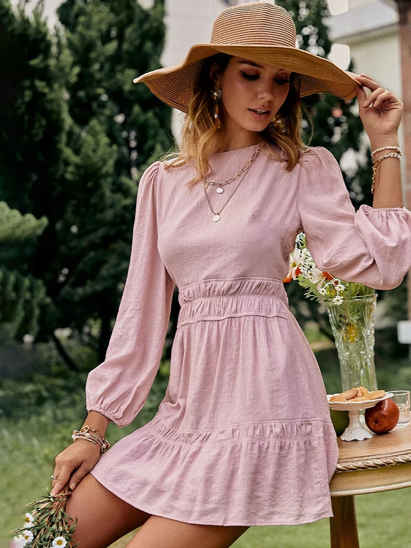 Boho kleid rückenfrei