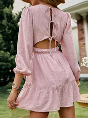 Boho kleid rückenfrei