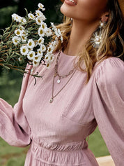 Boho kleid rückenfrei