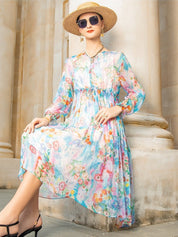 Boho kleid seide