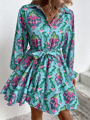 Boho kleid türkis