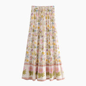 Boho rock lang weiß