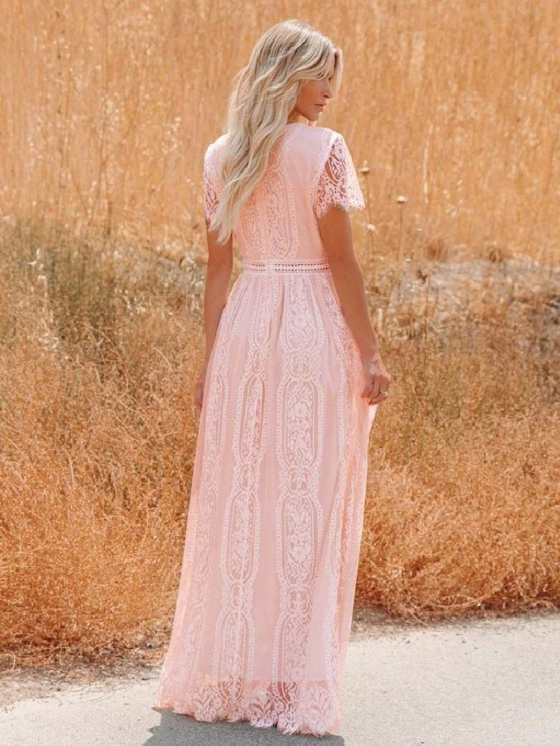 Boho strandkleid hochzeit