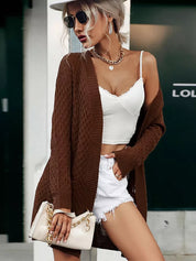 Boho strickjacke lang