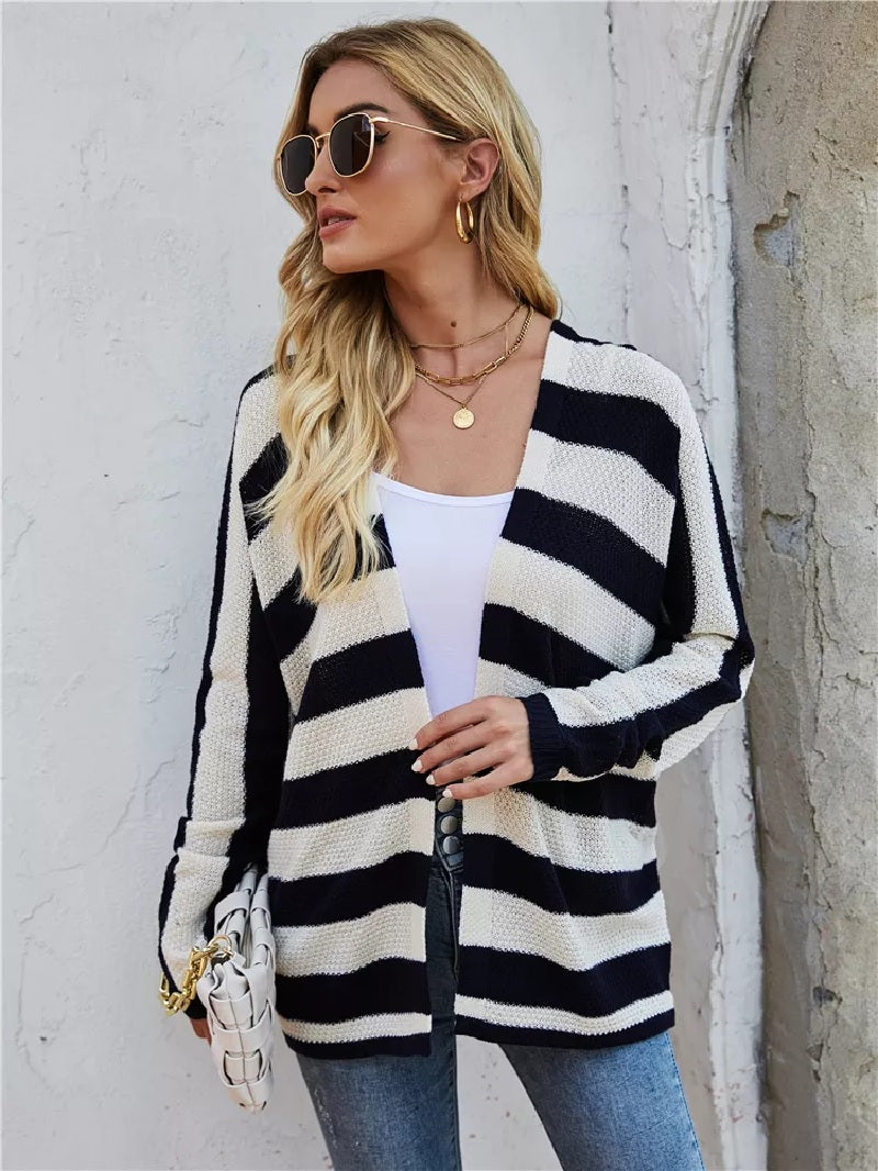 Boho strickjacke weiß