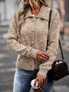 Cardigan boho style beige