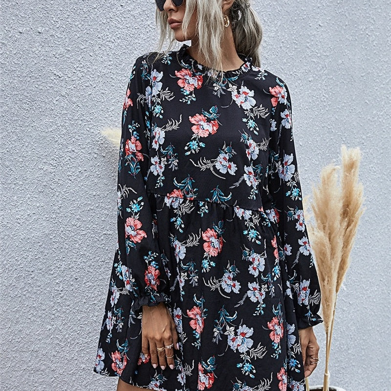Tunika kleid lang boho schwarz