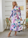 boho maxikleid langarm