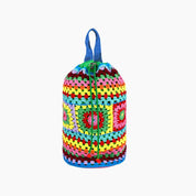 Runde boho tasche häkeln