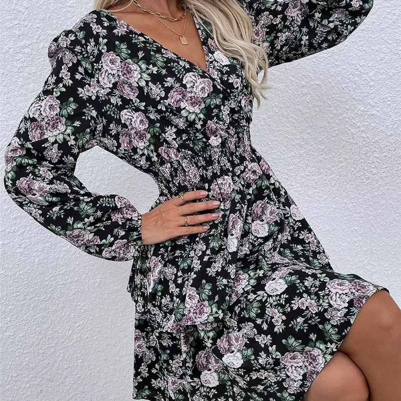 Schwarzes boho kleid