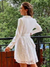 Standesamt kleid boho kurz