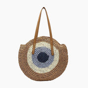 Strohtasche rund
