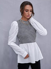 Tunika im boho style mit Jacquardmuster