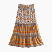 Weißer boho rock