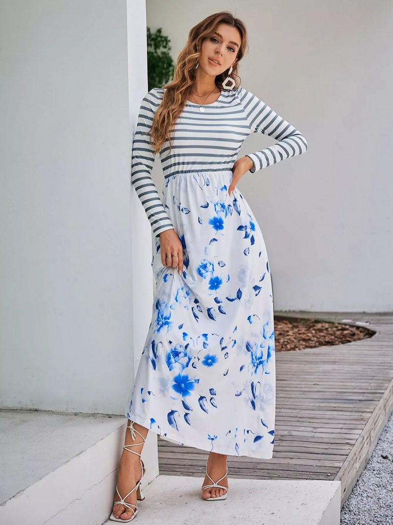 boho maxikleid weiss